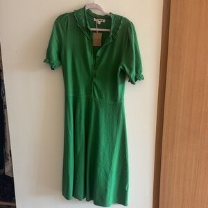 Boden Emerald Green Midi Dress us 8 new with tags